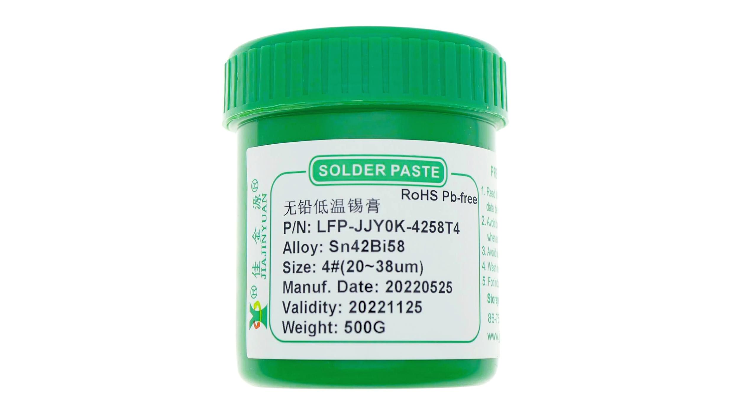 【佳金源】無鉛低溫錫膏產品介紹及儲存方法？